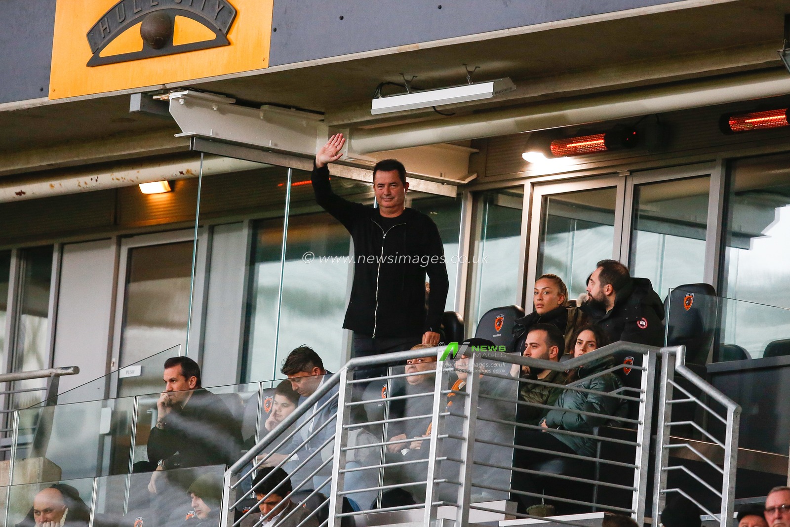 Acun Ilicali, owner of Hull City during the Sky Bet Championship match Hull City vs Preston North End at MKM Stadium, Hull, United Kingdom, 18th February 2023

(Photo by Ben Early/News Images)