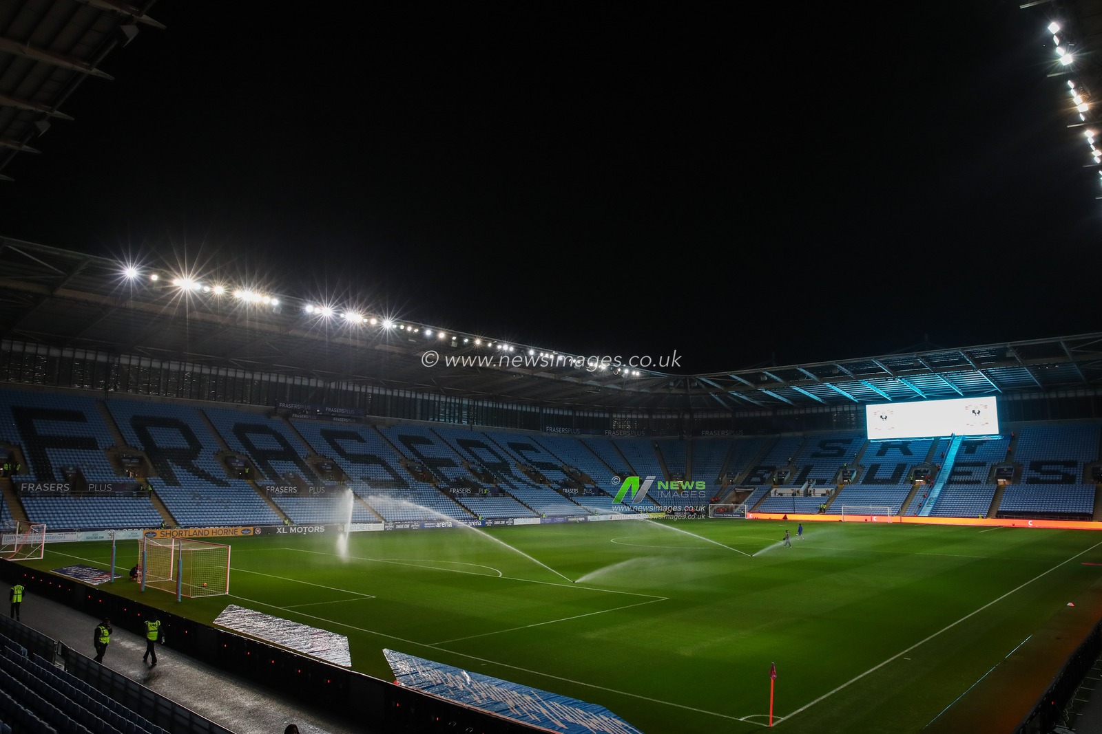 A general view inside of Coventry Building Society Arena, home of Coventry City ahead of the Sky Bet Championship match Coventry City vs Derby County at Coventry Building Society Arena, Coventry, United Kingdom, 6th November 2024

(Photo by Gareth Evans/News Images)