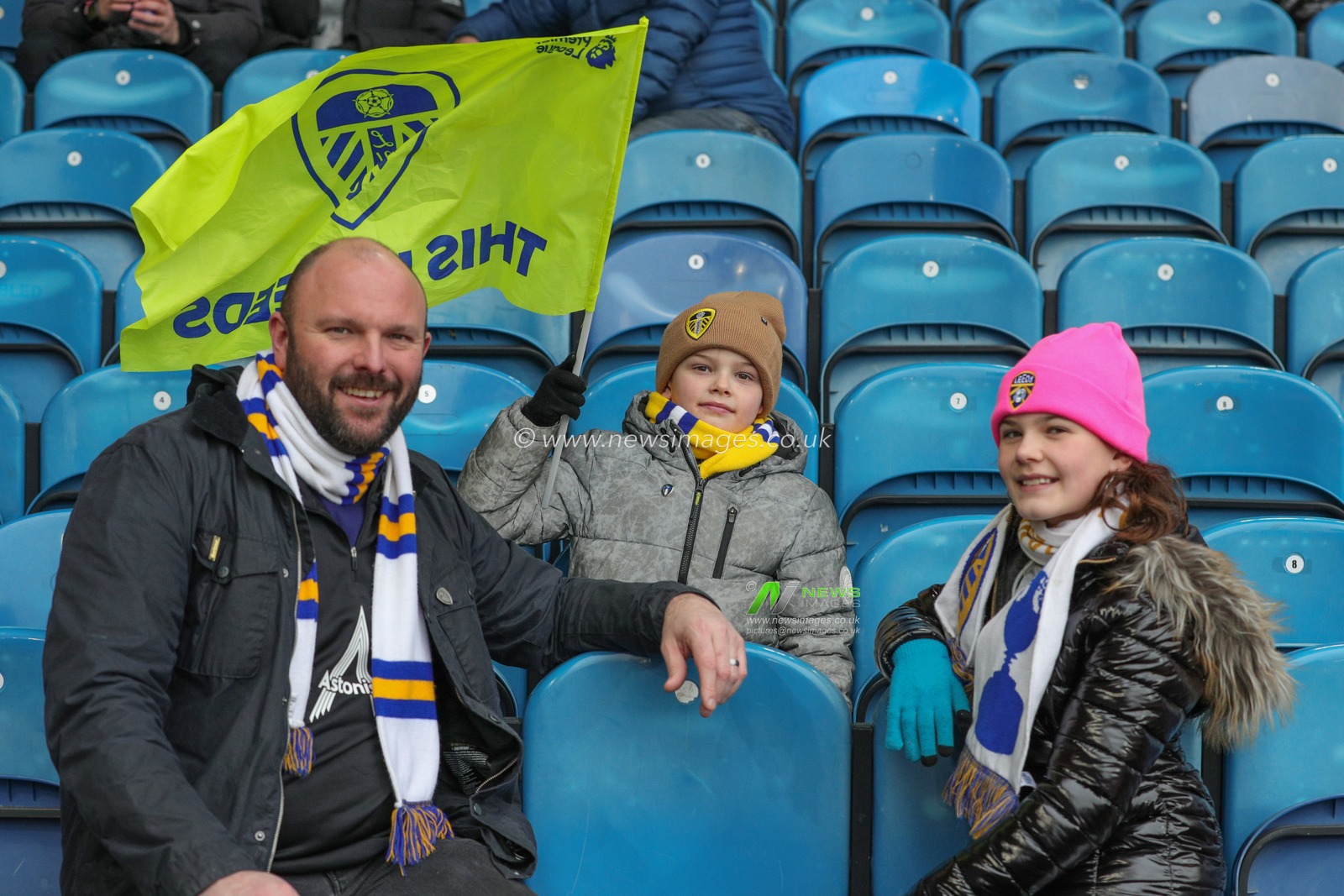 Leeds United fans arrive ahead of the Premier League match Leeds United vs Manchester United at Elland Road, Leeds, United Kingdom, 12th February 2023

(Photo by James Heaton/News Images)
