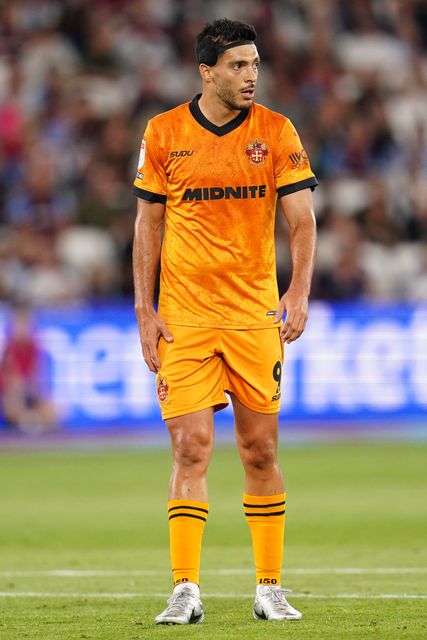Raul Jimenez of Wolverhampton Wanderers during the Sky Bet Championship match West Ham United vs Wolverhampton Wanderers at London Stadium, London, United Kingdom on 01 September 2026

(Photo by Harvey Murphy/News Images)