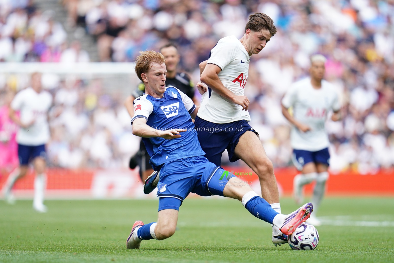 during the pre-season friendly match Tottenham Hotspur vs Hoffenheim at Tottenham Hotspur Stadium, London, United Kingdom on 15 August 2026

(Photo by Harvey Murphy/News Images)