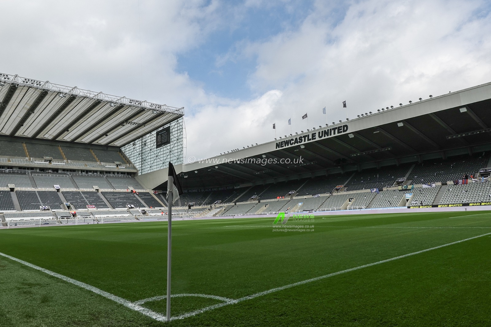 A general view of St. James's Park ahead of the Premier League match Newcastle United vs Arsenal at St. James's Park, Newcastle, United Kingdom, 7th May 2023

(Photo by Mark Cosgrove/News Images)