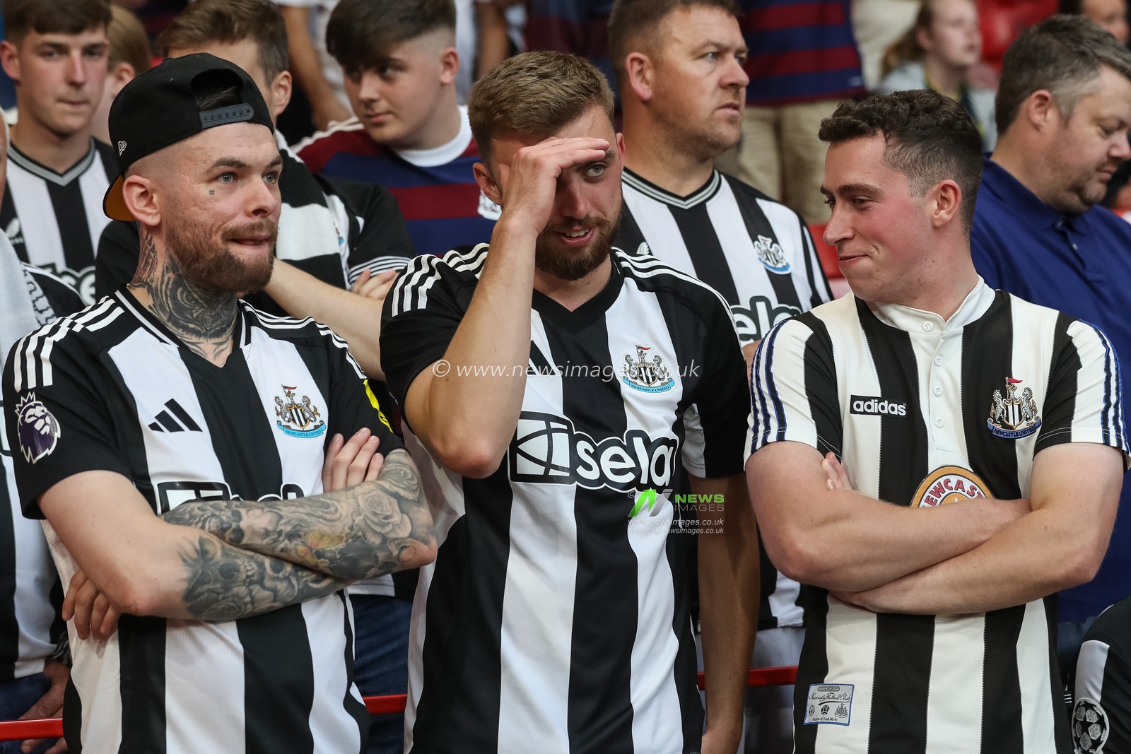 Newcastle fans ahead of kick-off during the Carabao Cup match Nottingham Forest vs Newcastle United at City Ground, Nottingham, United Kingdom, 28th August 2024

(Photo by Alfie Cosgrove/News Images)