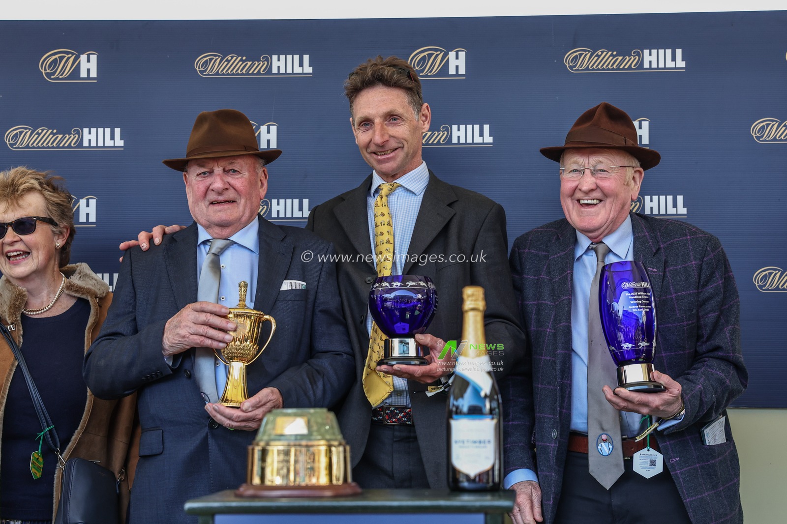 Mr F Green And Mr J Chinn win the tropgy for the 14:30 William Hill Handicap Chase during the Randox Grand National 2025 Day 3 Grand National Day at Aintree Racecourse, Liverpool, United Kingdom, 5th April 2025

(Photo by Mark Cosgrove/News Images)