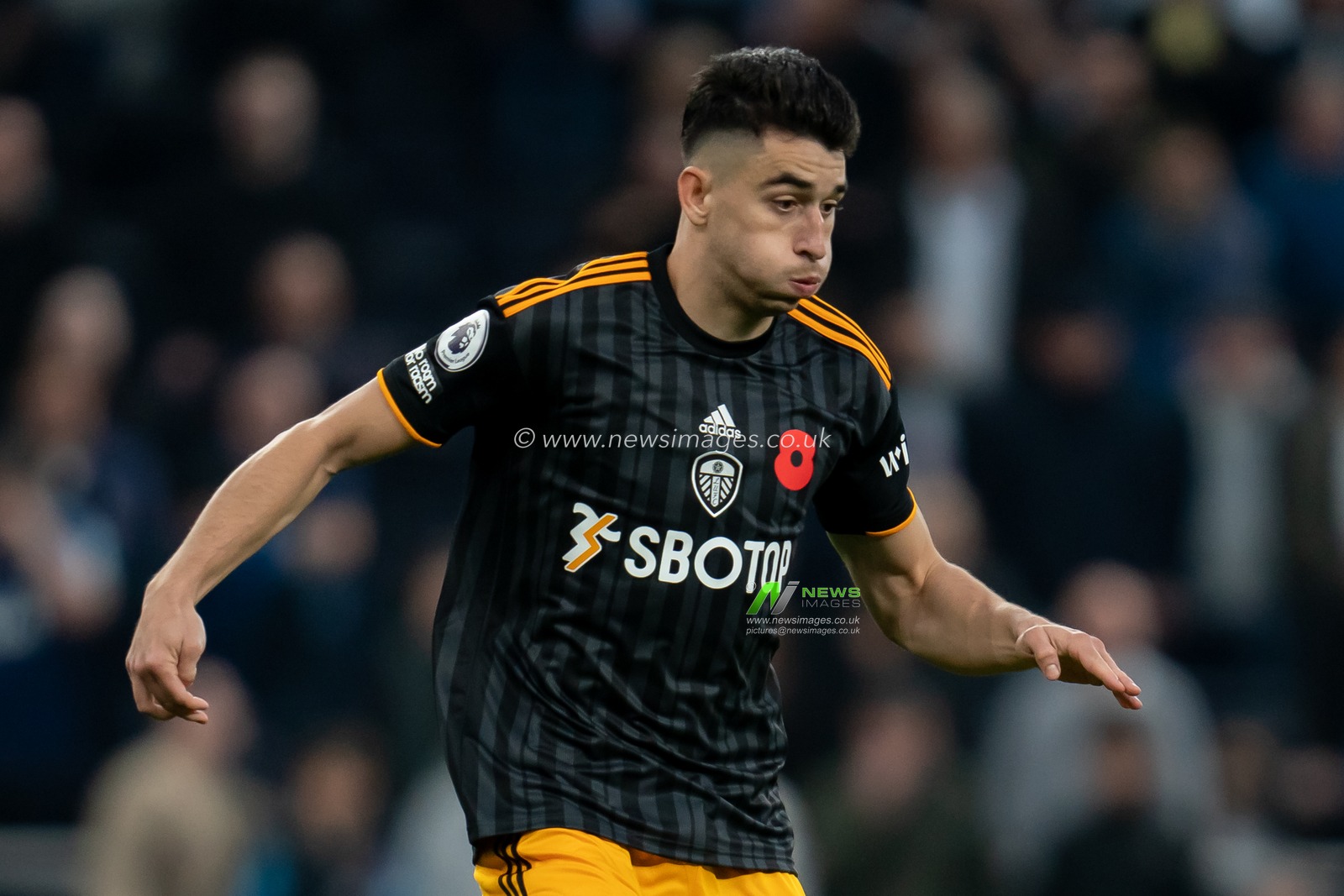 Marc Roca #8 of Leeds United during the Premier League match Tottenham Hotspur vs Leeds United at Tottenham Hotspur Stadium, London, United Kingdom, 12th November 2022

(Photo by Richard Washbrooke/News Images)
