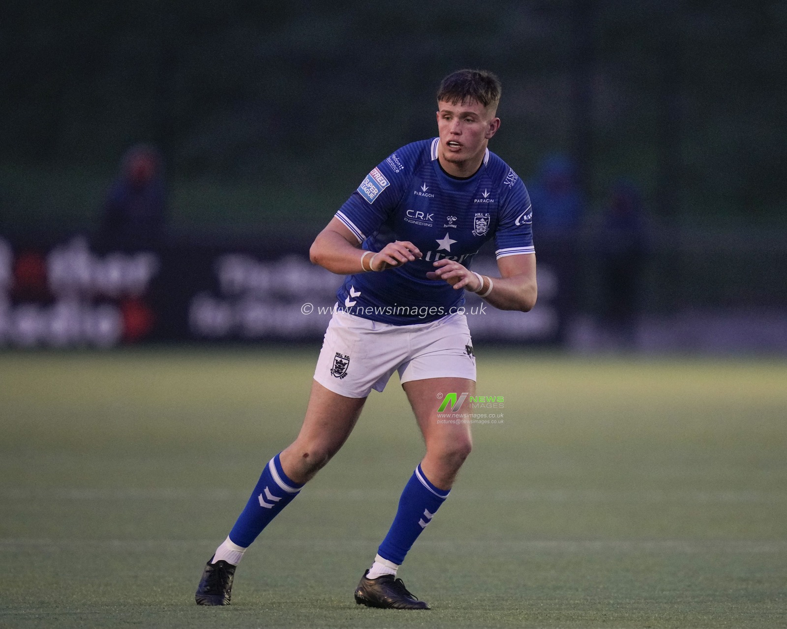 Will Gardiner #27 of Hull FC during the Rugby League Pre Season match Sheffield Eagles vs Hull FC at Sheffield Olympic Legacy Park, Sheffield, United Kingdom, 22nd January 2023

(Photo by Steve Flynn/News Images)