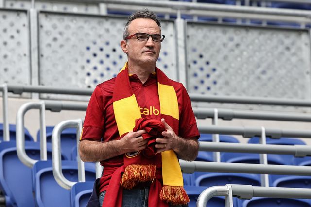 Roma fans during the Pre-season friendly match Everton vs A.S. Roma at Hill Dickinson Stadium, Liverpool, United Kingdom, 9th August 2025

(Photo by Mark Cosgrove/News Images)
