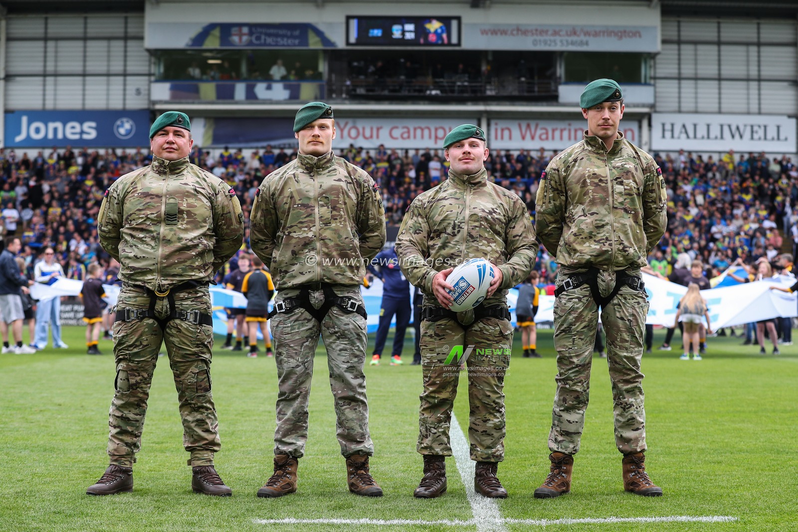 during the Betfred Super League Round 13 match Warrington Wolves vs Wigan Warriors at Halliwell Jones Stadium, Warrington, United Kingdom, 1st June 2024

(Photo by Gareth Evans/News Images)
