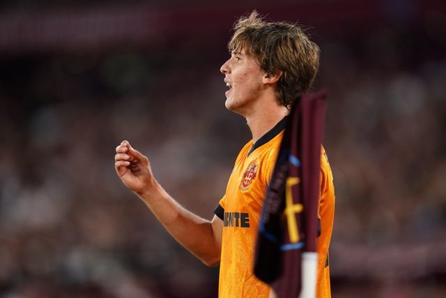 Fer Lopez of Wolverhampton Wanderers during the Sky Bet Championship match West Ham United vs Wolverhampton Wanderers at London Stadium, London, United Kingdom on 01 September 2026

(Photo by Harvey Murphy/News Images)
