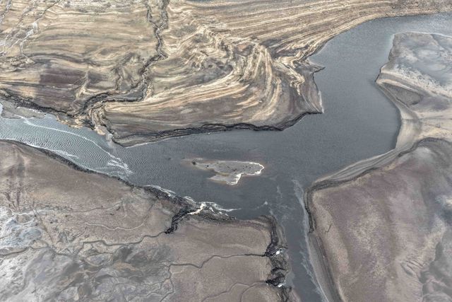 Woodhead Reservoir' water levels drop to an all time low as the UK has the driest spring for 96 years at Woodhead Reservoir near Glossop, United Kingdom, 10th June 2025

(Photo by Mark Cosgrove/News Images)
