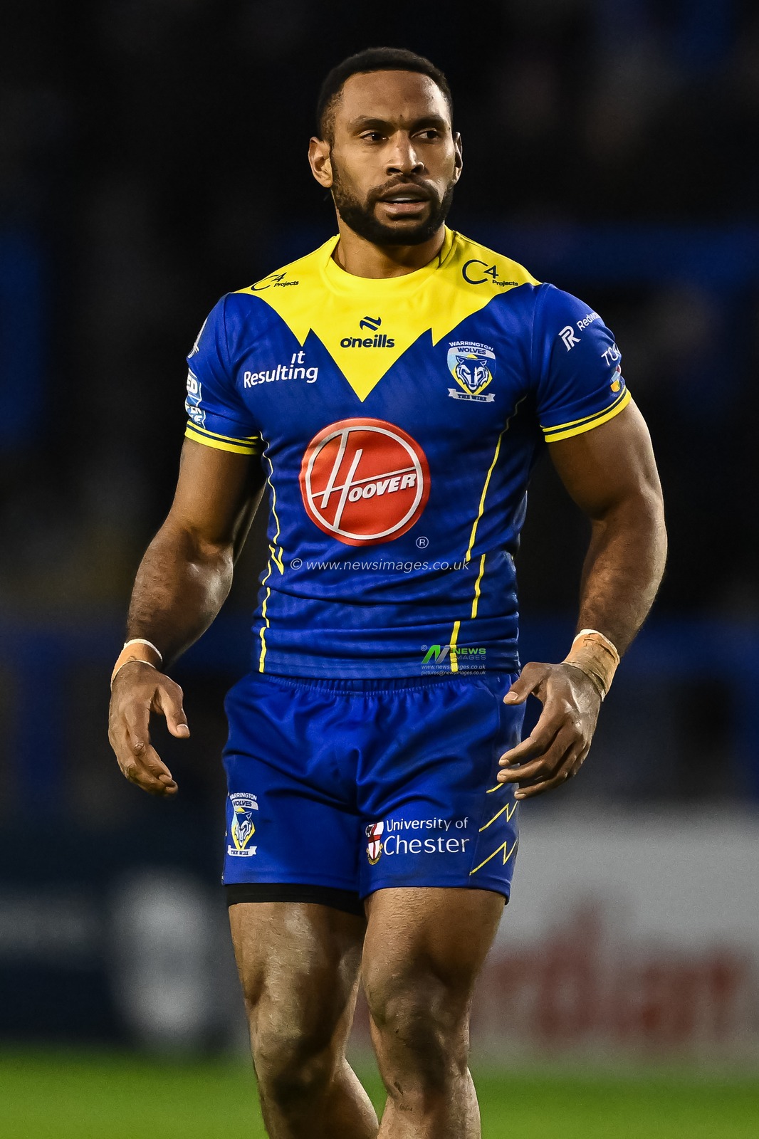 Rodrick Tai of Warrington Wolves during the Betfred Challenge Cup Sixth Round match Warrington Wolves vs London Broncos at Halliwell Jones Stadium, Warrington, United Kingdom, 23rd March 2024

(Photo by Craig Thomas/News Images)