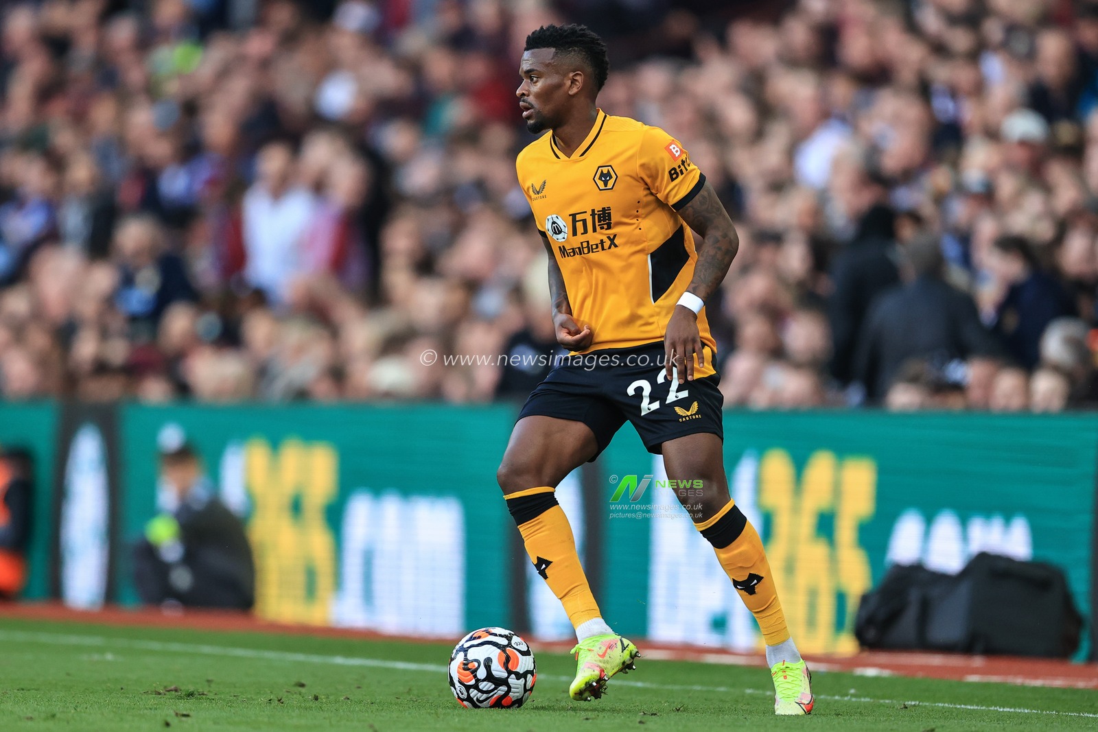 Nelson Semedo #22 of Wolverhampton Wanderers during the game