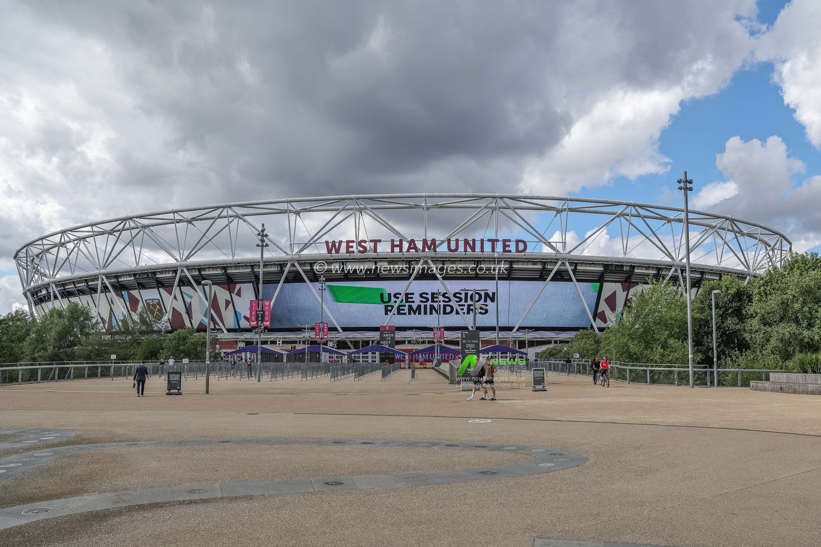 A general view of The London Stadium ahead of the Premier League match West Ham United vs Chelsea at London Stadium, London, United Kingdom, 20th August 2023

(Photo by Mark Cosgrove/News Images)