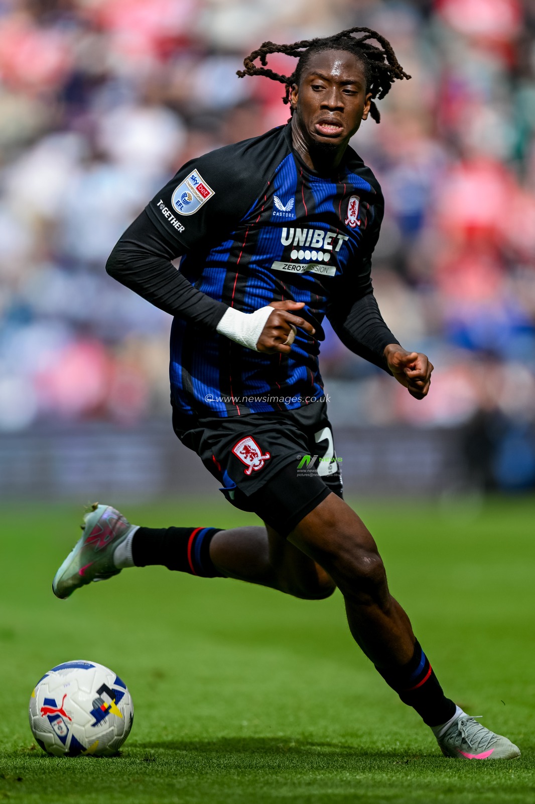 Kaly Sene of Middlesbrough during the Sky Bet Championship match Preston North End vs Middlesbrough at Deepdale, Preston, United Kingdom, 13th September 2025

(Photo by Adam Gee/News Images)