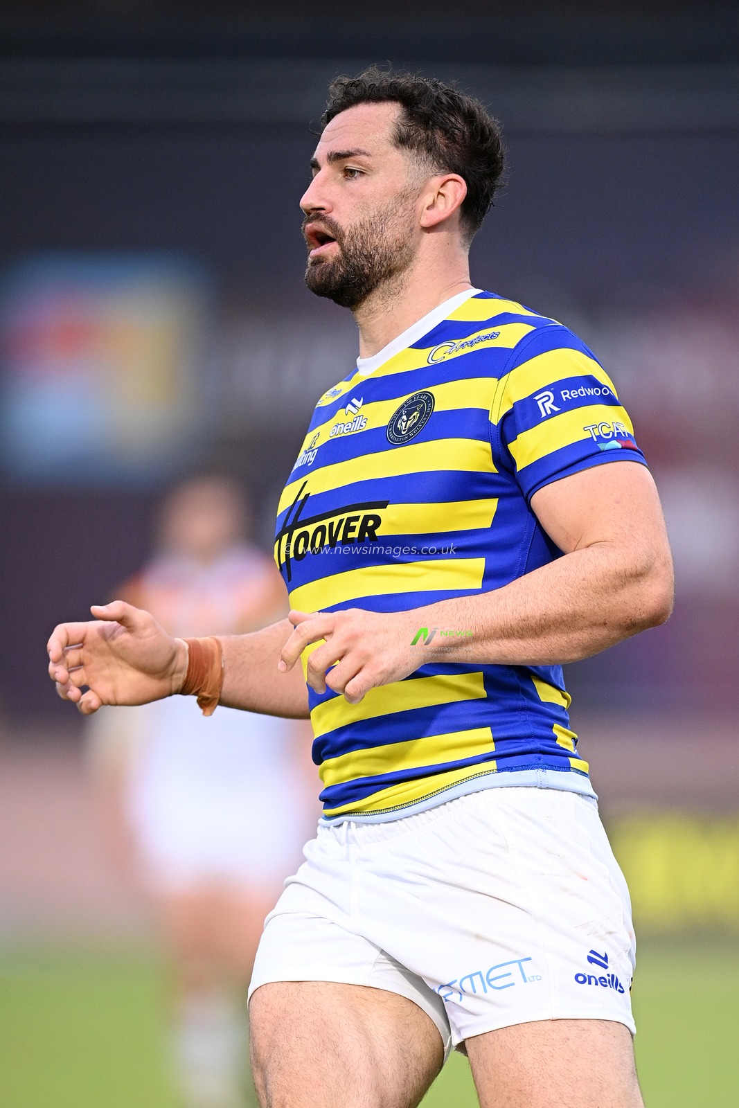 Toby King of Warrington Wolves during the Betfred Super League round 22 match Bradford Bulls vs Warrington Wolves at Odsal Stadium, Bradford, United Kingdom on 08 August 2026

(Photo by Ben Roberts/News Images)