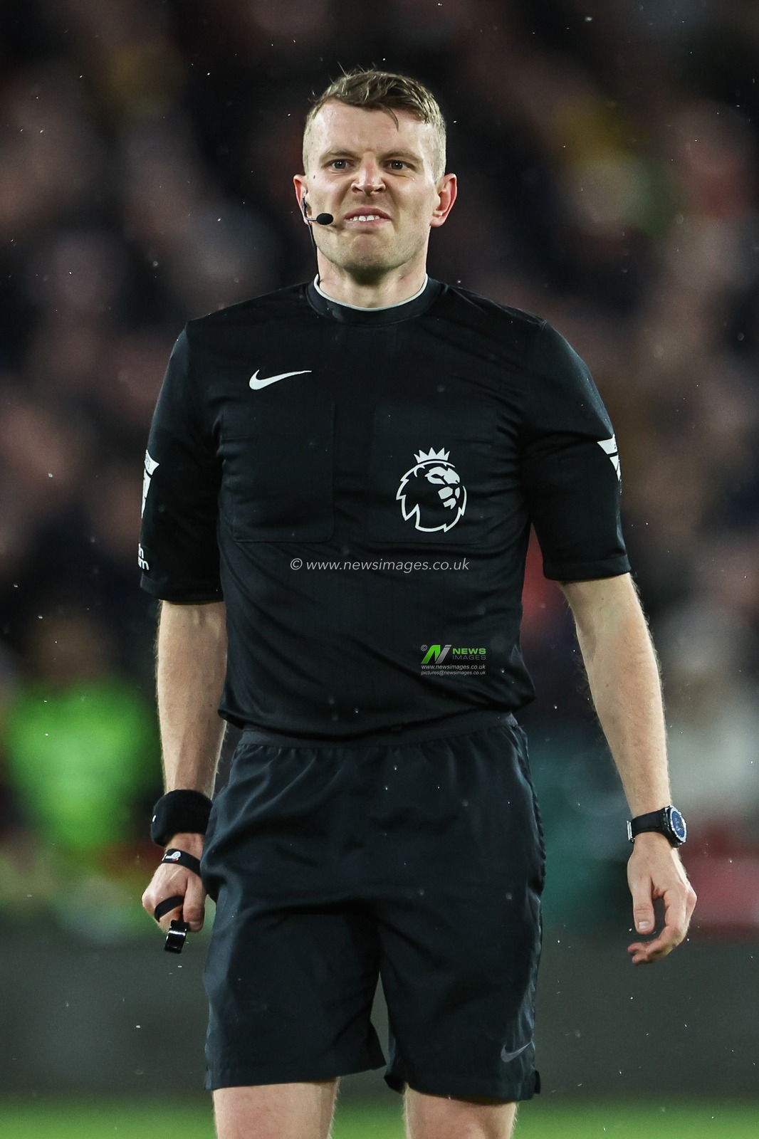 Referee Samuel Barrott during the Premier League match Sheffield United vs Arsenal at Bramall Lane, Sheffield, United Kingdom, 4th March 2024

(Photo by Mark Cosgrove/News Images)