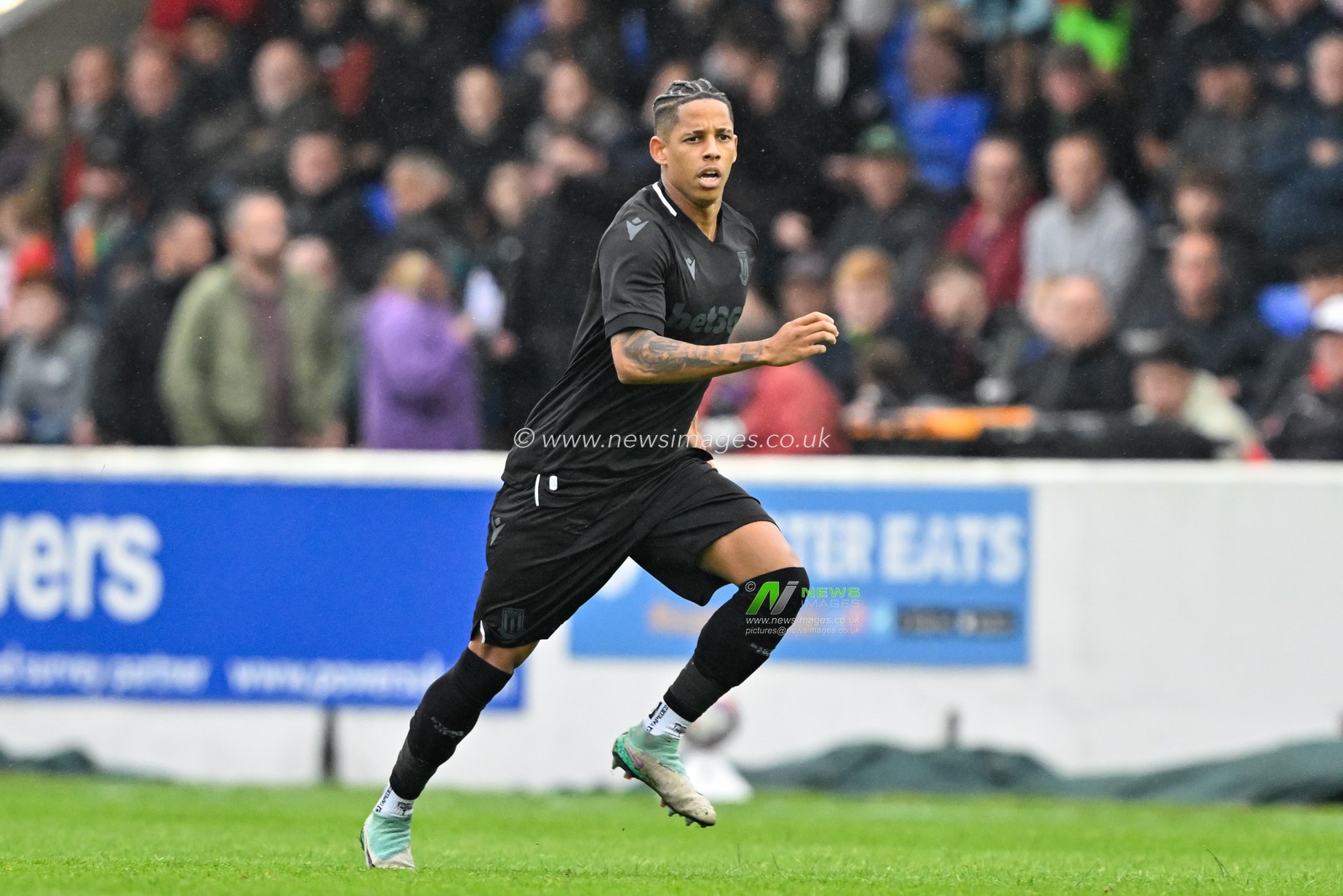 AndrÃ© Vidigal of Stoke City during the Pre-season friendly match Chester vs Stoke City at Deva Stadium, Chester, United Kingdom, 11th July 2024

(Photo by Cody Froggatt/News Images)