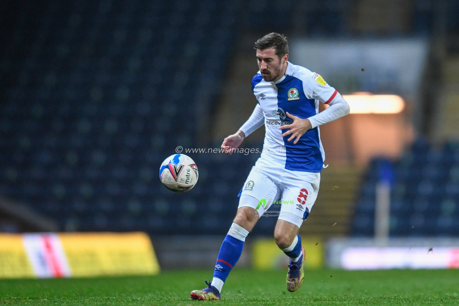 Joe Rothwell #8 of Blackburn Rovers in action during the game