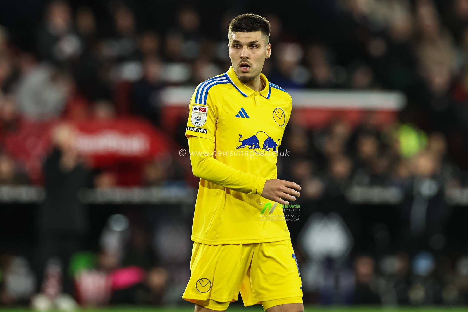 JoÃ«l Piroe of Leeds United during the Sky Bet Championship match Sheffield United vs Leeds United at Bramall Lane, Sheffield, United Kingdom, 24th February 2025

(Photo by Mark Cosgrove/News Images)