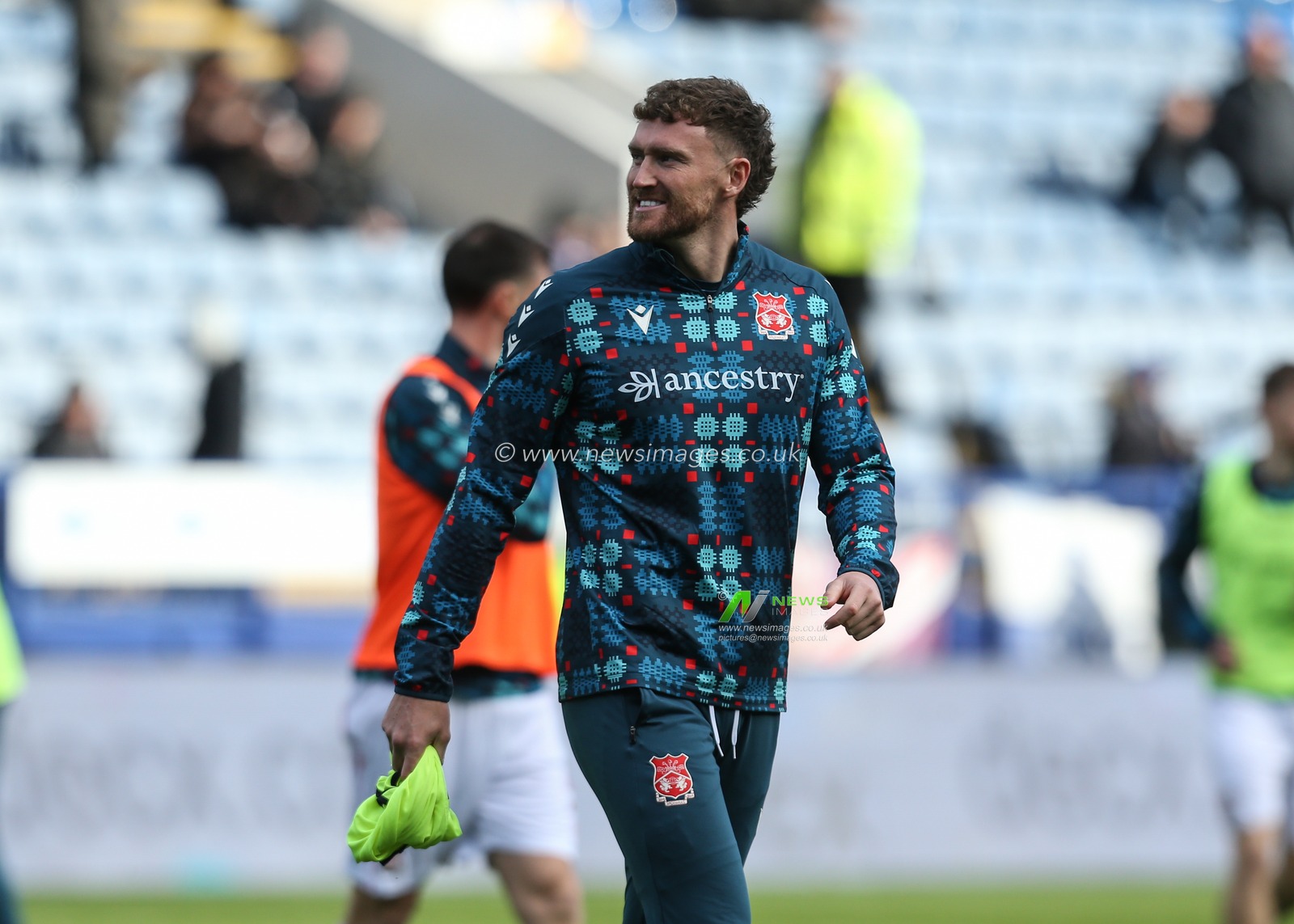 Kieffer Moore of Wrexham in the pregame warmup session  during the Sky Bet Championship match Sheffield Wednesday vs Wrexham at Hillsborough, Sheffield, United Kingdom, 31st January 2026

(Photo by Richard Bierton/News Images)