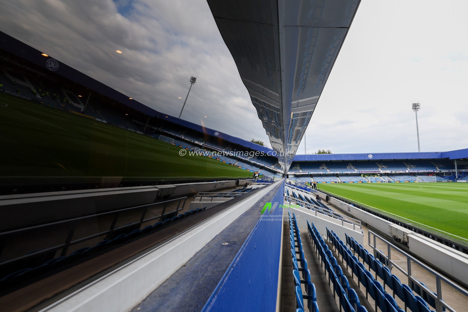 A general view inside the stadium prior to kick off.
