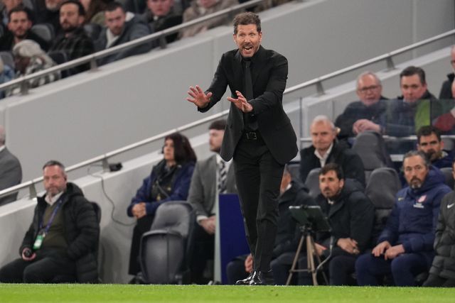 Diego Simeone manager of Atlético Madrid during the UEFA Champions League match Tottenham Hotspur vs Atletico Madrid at Tottenham Hotspur Stadium, London, United Kingdom on 18 March 2026

(Photo by Harvey Murphy/News Images)