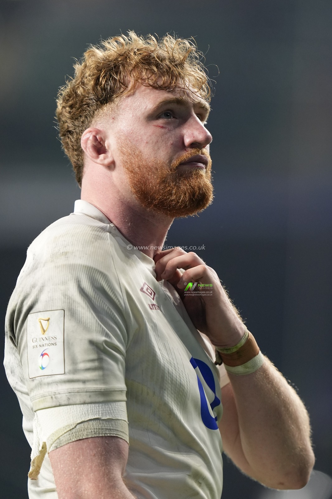 Ollie Chessum of England after the 2024 Guinness 6 Nations match England vs Ireland at Twickenham Stadium, Twickenham, United Kingdom, 9th March 2024

(Photo by Steve Flynn/News Images)