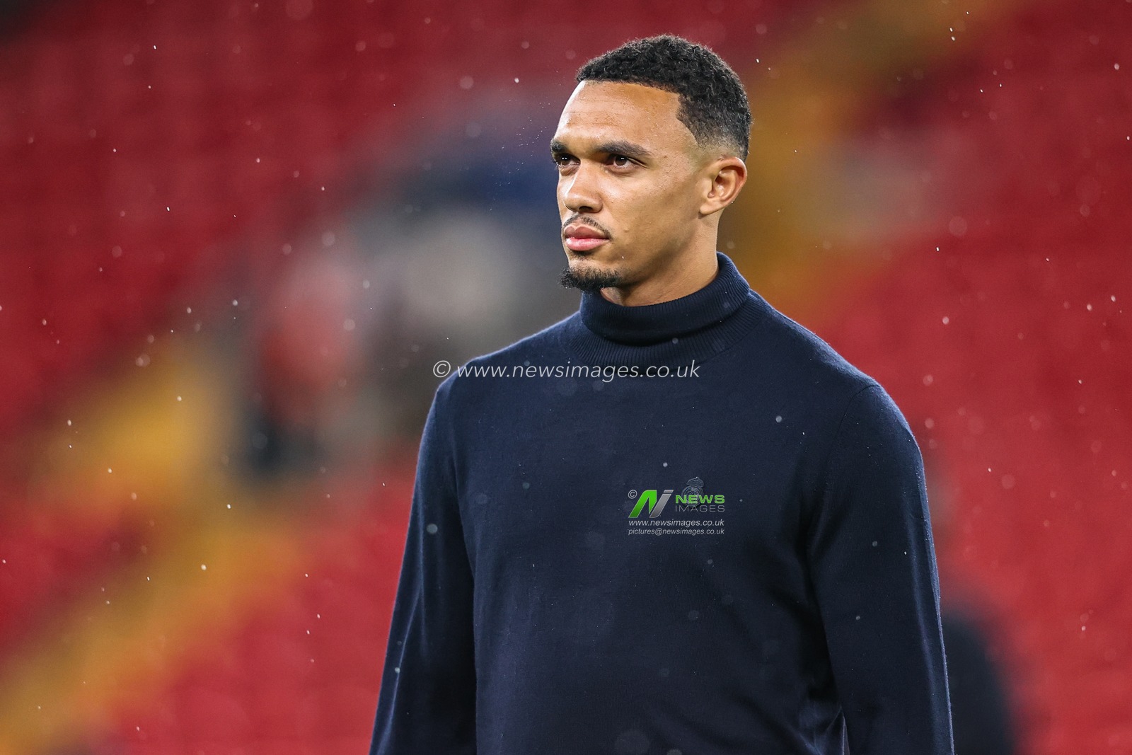 Trent Alexander-Arnold of Real Madrid arrives during the UEFA Champions League Matchday 4 of 8 Liverpool vs Real Madrid at Anfield, Liverpool, United Kingdom, 4th November 2025

(Photo by Alfie Cosgrove/News Images)

*** GER AUT SUI OUT ***