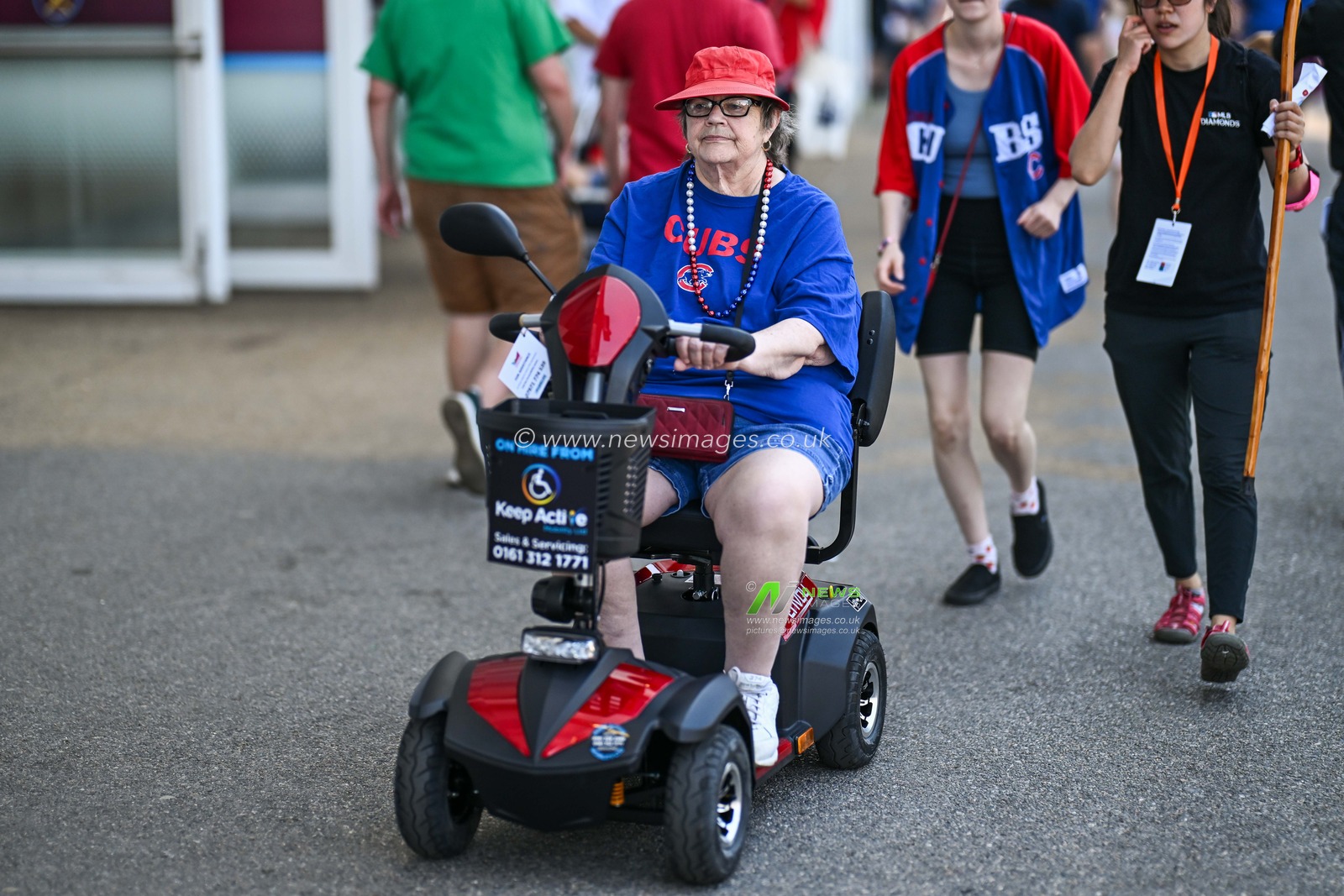 A Cubs fan ahead of the 2023 MLB London Series match St. Louis Cardinals vs Chicago Cubs at London Stadium, London, United Kingdom, 25th June 2023

(Photo by Craig Thomas/News Images)