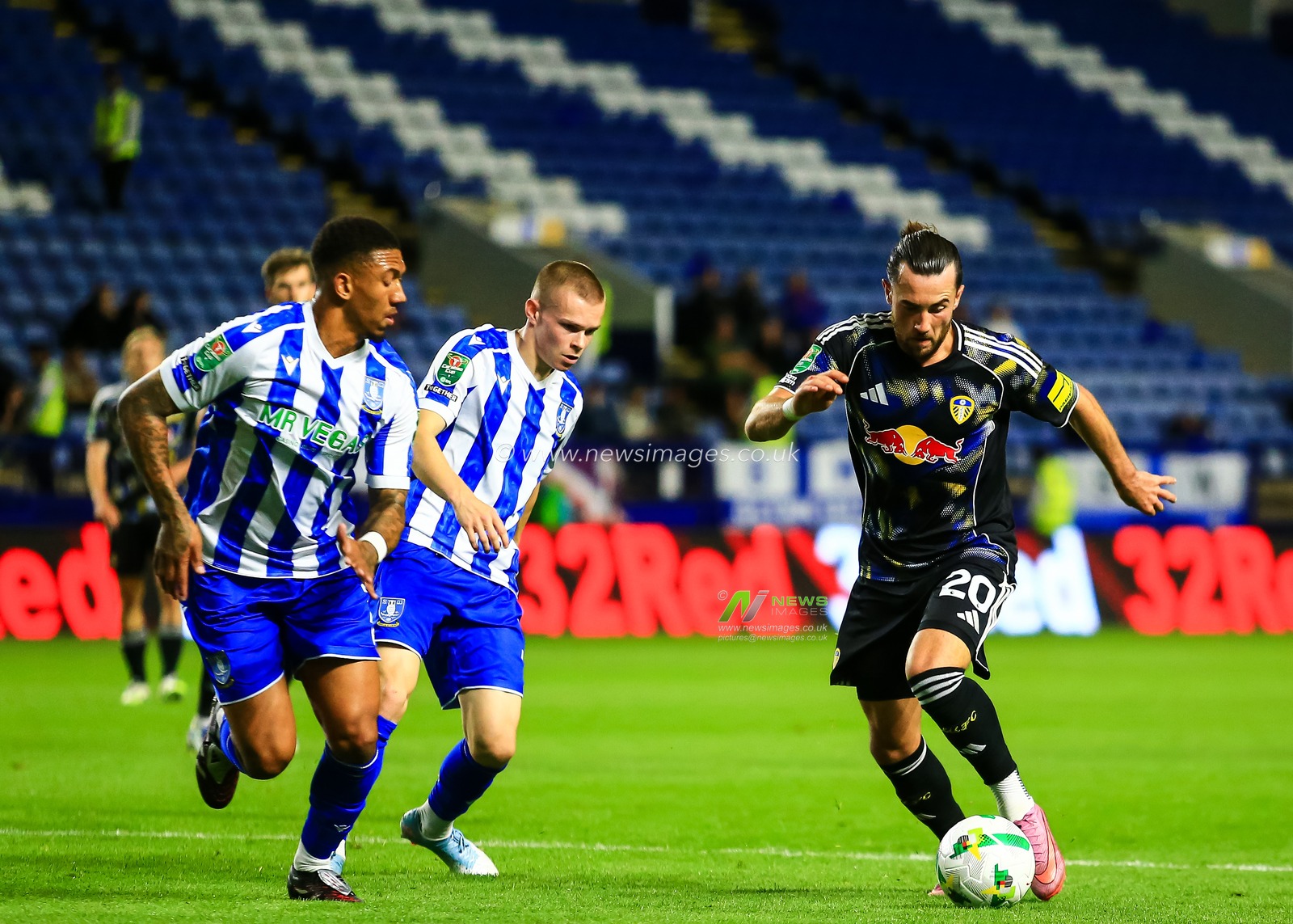 Jack Harrison of Leeds United in action during the Carabao Cup match Sheffield Wednesday vs Leeds United at Hillsborough, Sheffield, United Kingdom, 26th August 2025

(Photo by Richard Bierton/News Images)