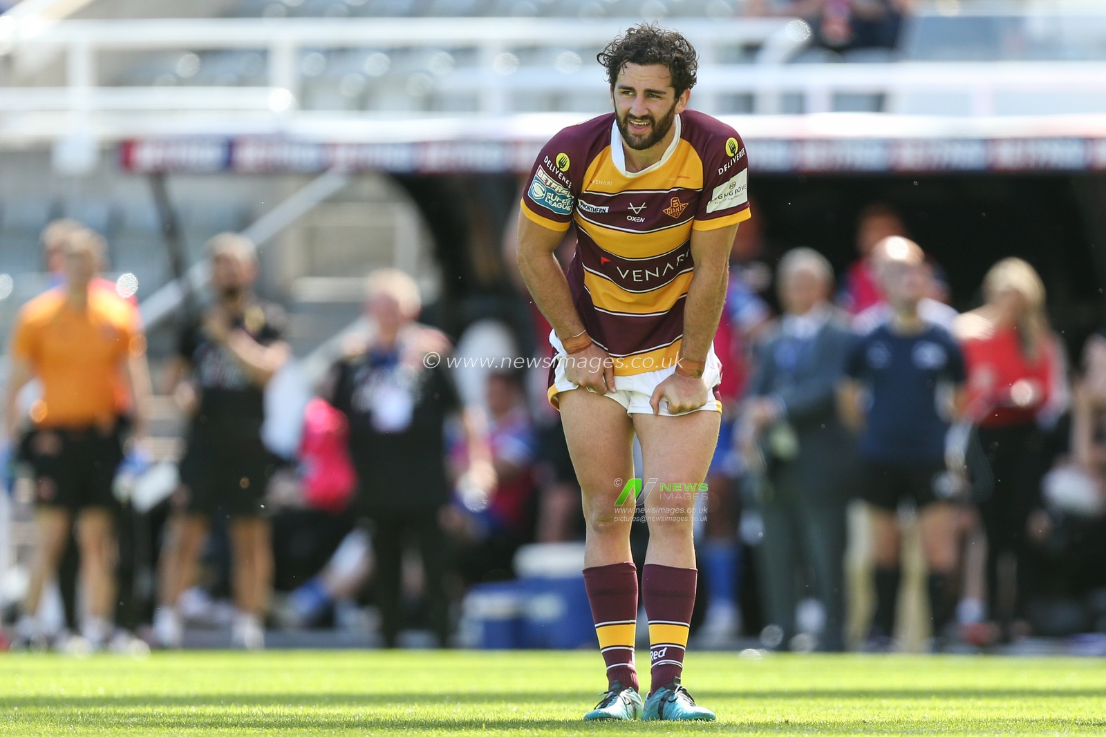 Toby King #37 of Huddersfield Giants during the game