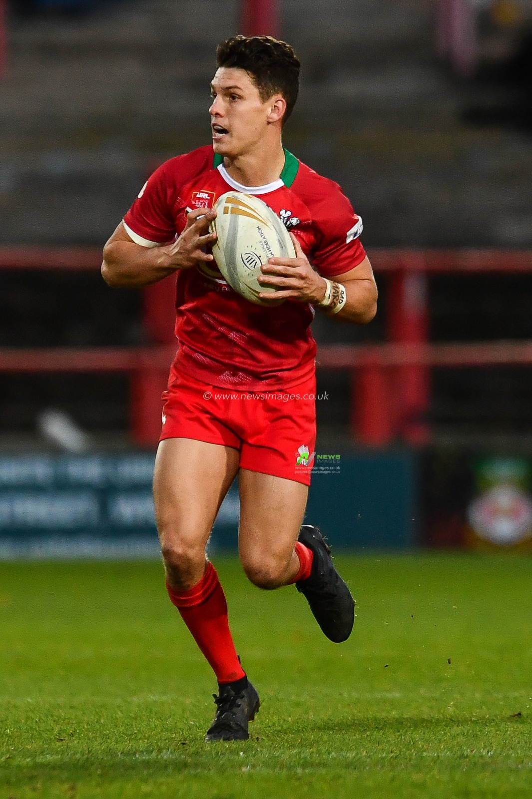 11th November 2018 , Racecourse Ground,  Wrexham, Wales ;  Rugby League World Cup Qualifier,Wales v Ireland ; Josh Ralph of Wales 


Credit:   Craig Thomas/News Images