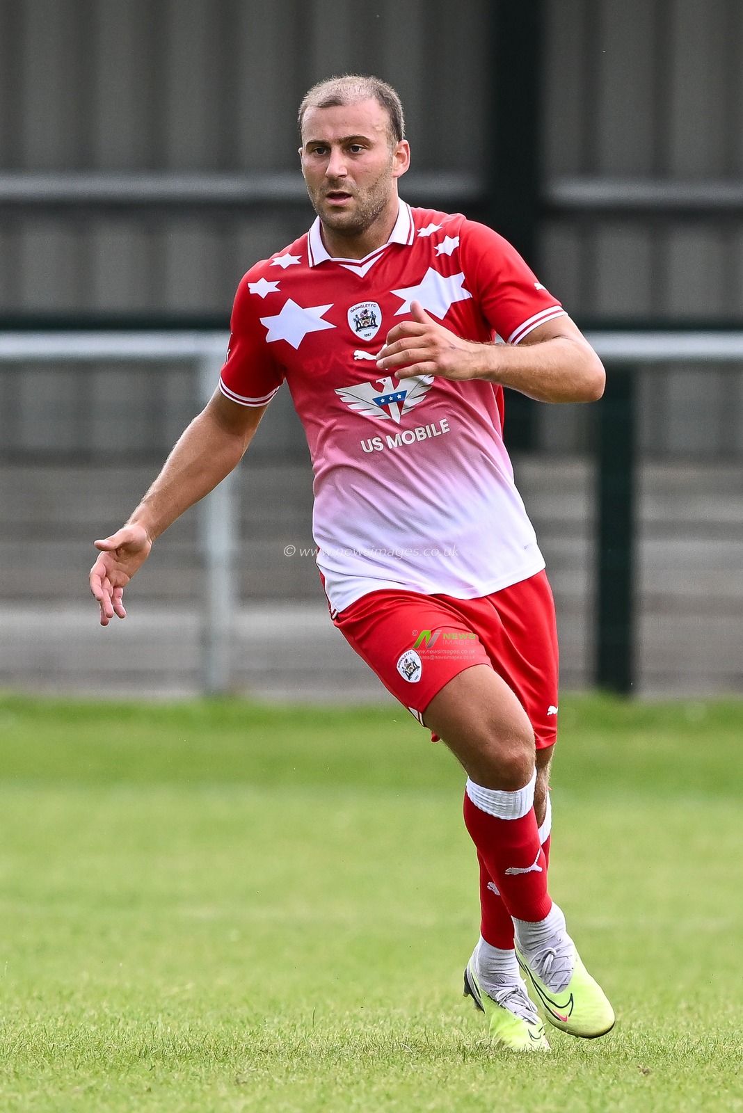 Pre-season friendly match AFC Fylde vs Barnsley at Mill Farm, Fylde, United Kingdom, 8th July 2023

(Photo by Craig Thomas/News Images)
