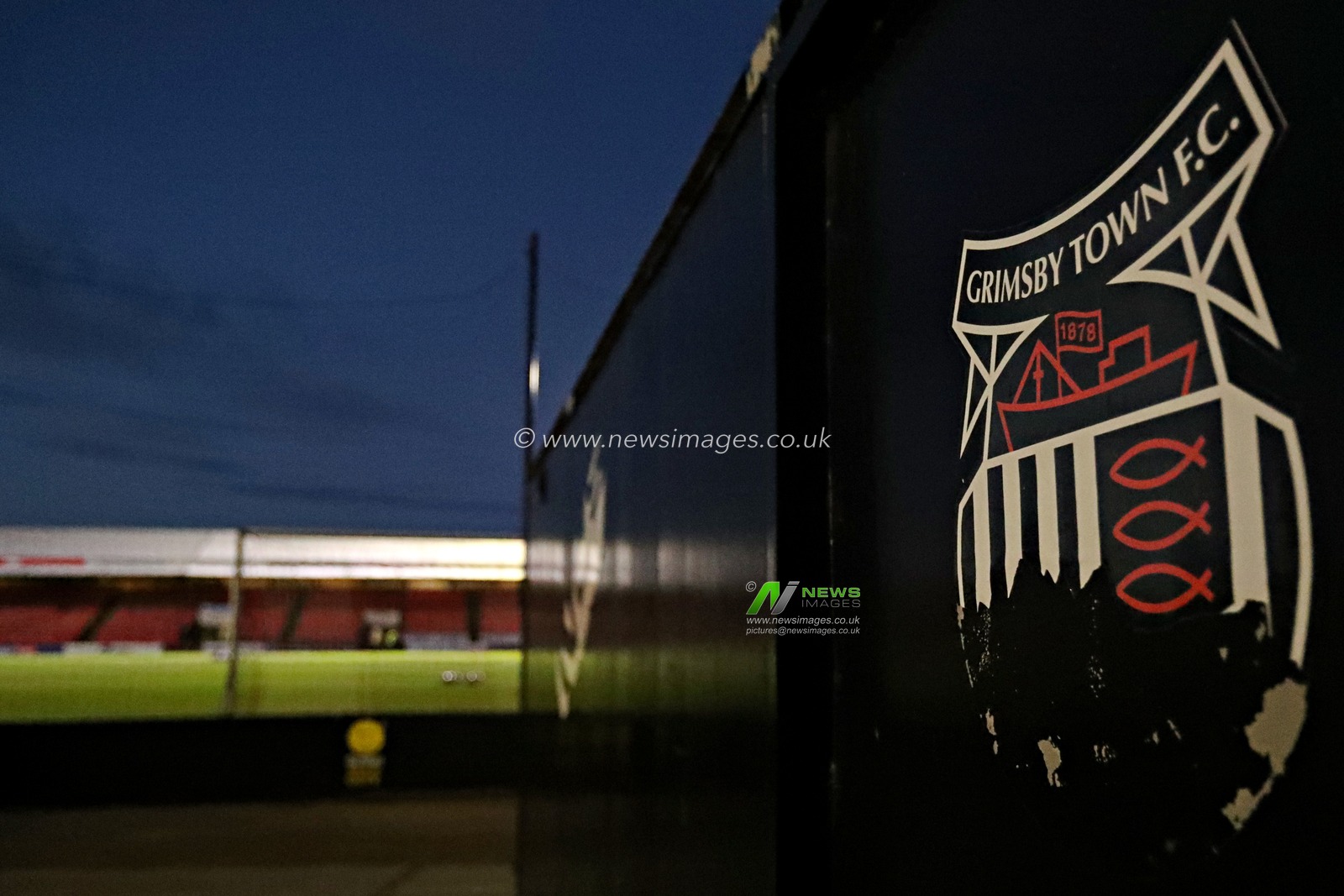 The Grimsby Town badge before the Sky Bet League 2 match Grimsby Town vs Notts County at Blundell Park, Cleethorpes, United Kingdom, 11th March 2025

(Photo by Sam Eaden/News Images)
