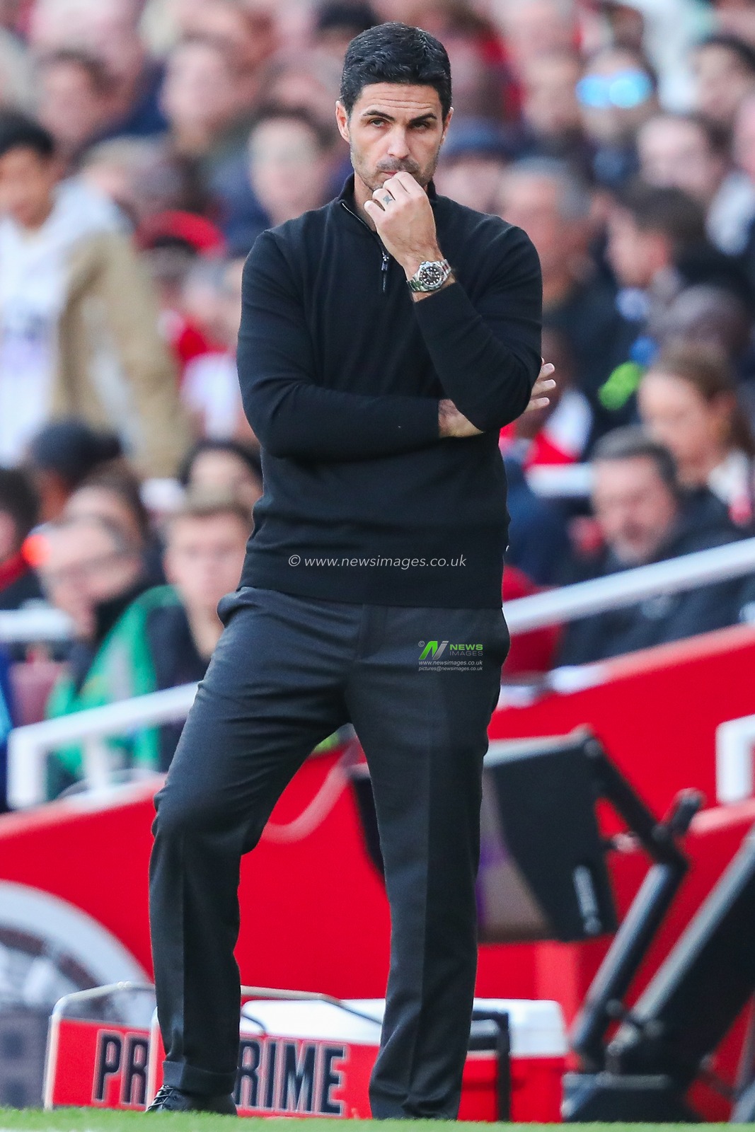 Mikel Arteta of Arsenal looks on during the Premier League match Arsenal vs Southampton at Emirates Stadium, London, United Kingdom, 5th October 2024

(Photo by Izzy Poles/News Images)