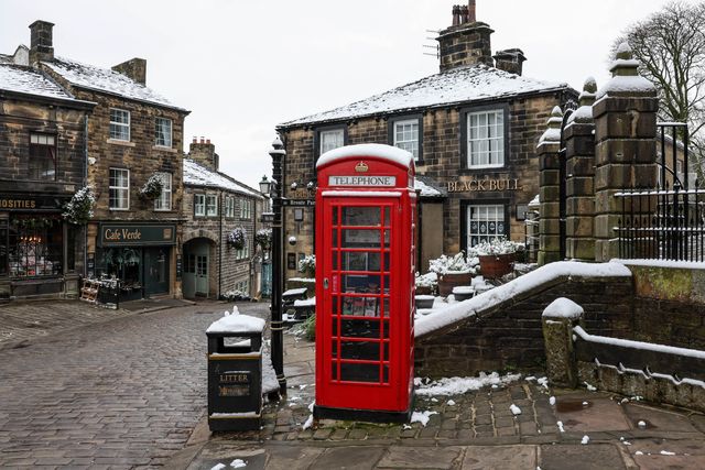 Snow fall in Haworth