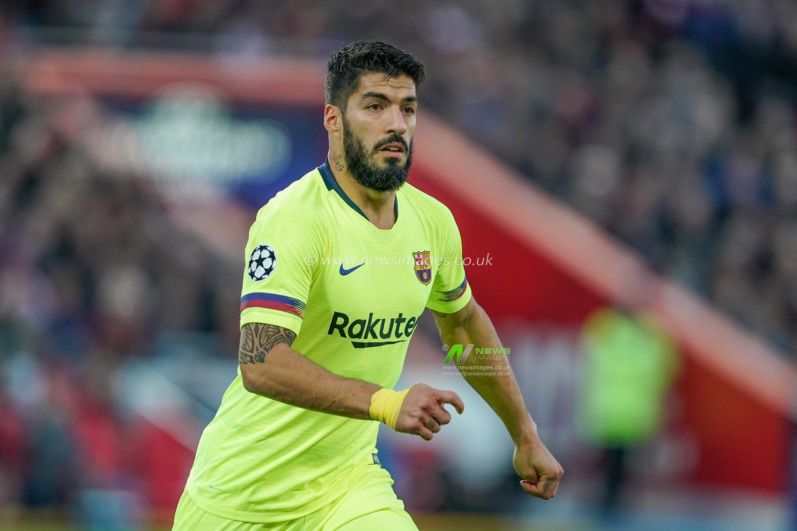 7th May 2019 , Anfield Stadium, Liverpool, England;  UEFA Champions League Semi Final, Second Leg, Liverpool FC vs FC Barcelona ; Luis Suarez (9) of Barcelona during the game


Credit: Terry Donnelly/News Images