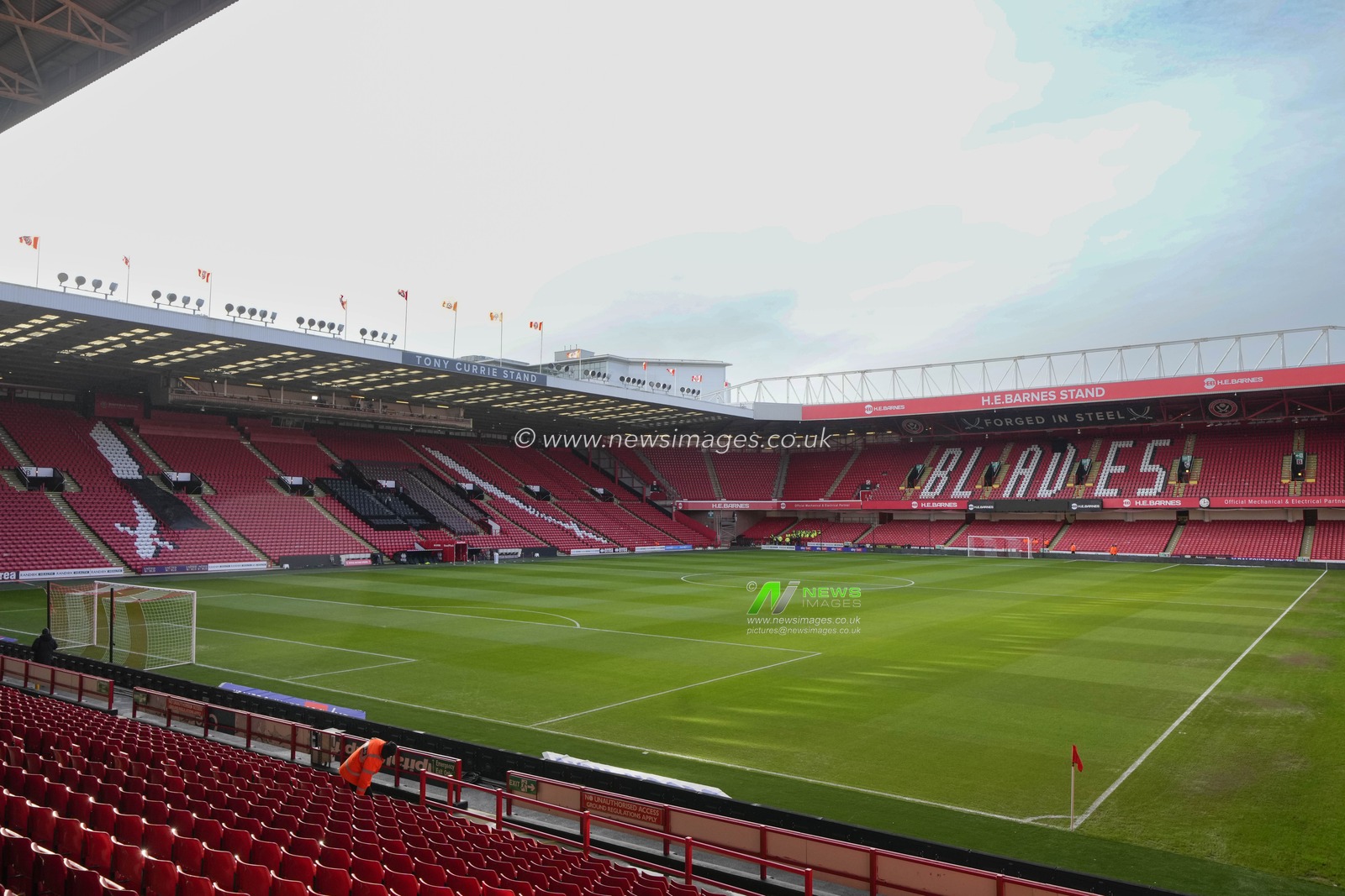 General view of Bloomfield Road Stadium before the Sky Bet Championship match Sheffield United vs Stoke City at Bramall Lane, Sheffield, United Kingdom, 14th January 2023

(Photo by Steve Flynn/News Images)