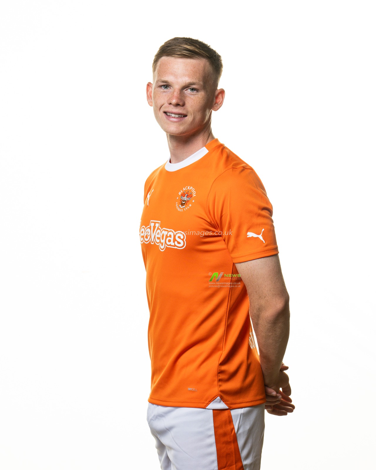 Blackpool Squad Headshots at Bloomfield Road, Blackpool, United Kingdom, 27th July 2023

(Photo by Craig Thomas/News Images)