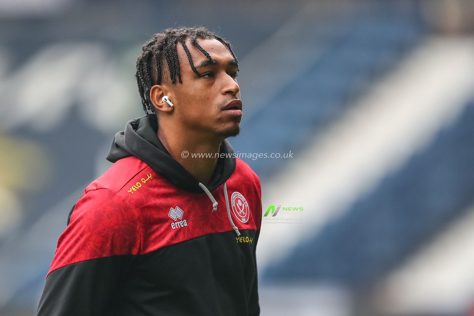 Jordan Amissah #37 of Sheffield United arrives ahead of the Sky Bet Championship match West Bromwich Albion vs Sheffield United at The Hawthorns, West Bromwich, United Kingdom, 29th October 2022

(Photo by Gareth Evans/News Images)