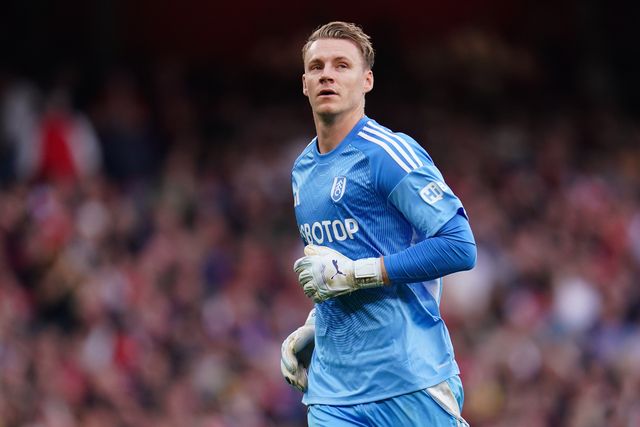 Fulham goalkeeper Bernd Leno during the Premier League match Arsenal vs Fulham at Emirates, London, United Kingdom on 02 May 2026

(Photo by Harvey Murphy/News Images)