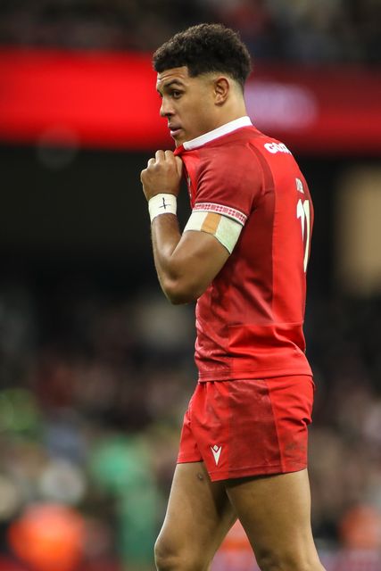 Rio Dyer of Wales during the Quilter Nations Series 2025 match Wales vs South Africa at Principality Stadium, Cardiff, United Kingdom, 29th November 2025

(Photo by Andrew Lewis/News Images)

*** GER AUT SUI OUT ***