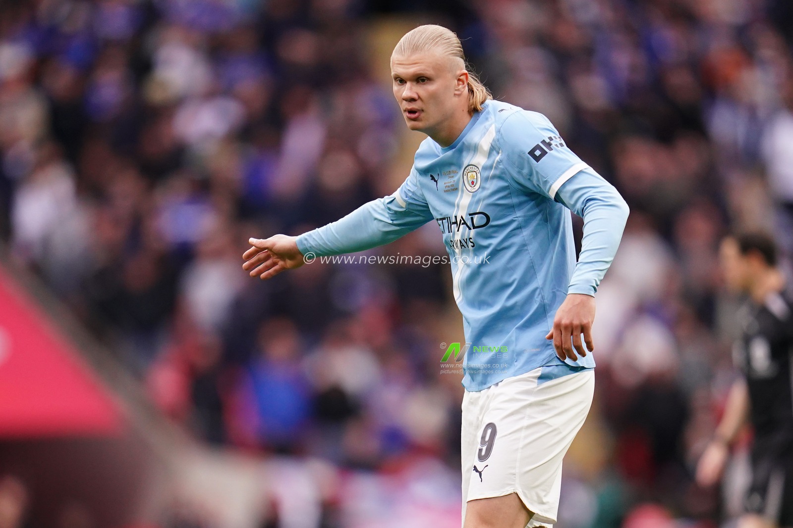 Erling Haaland of Manchester City during the Emirates FA Cup Final match Chelsea vs Manchester City at Wembley Stadium, London, United Kingdom on 16 May 2026

(Photo by Harvey Murphy/News Images)