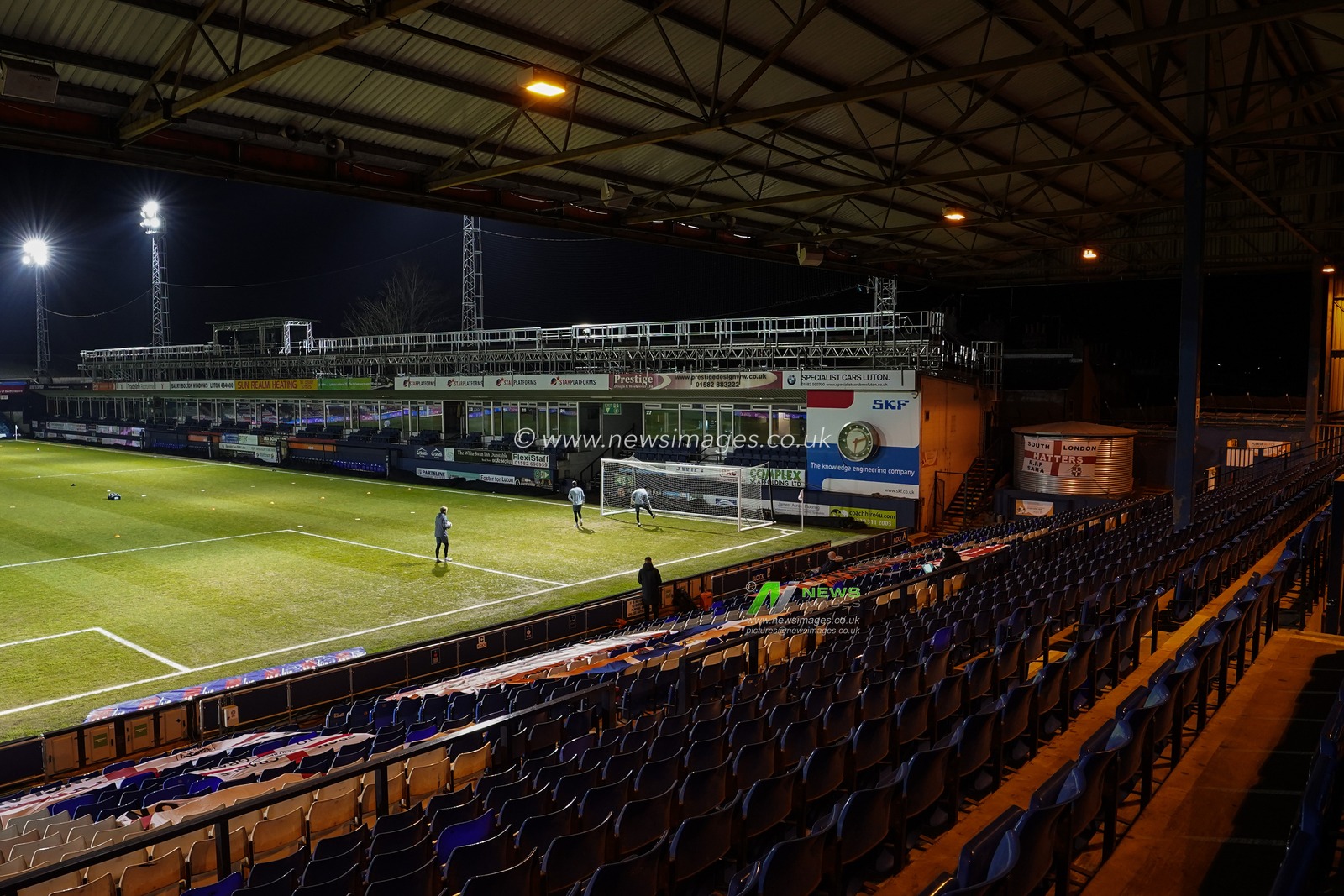 A general view of Kenilworth Road ahead of kick-off
