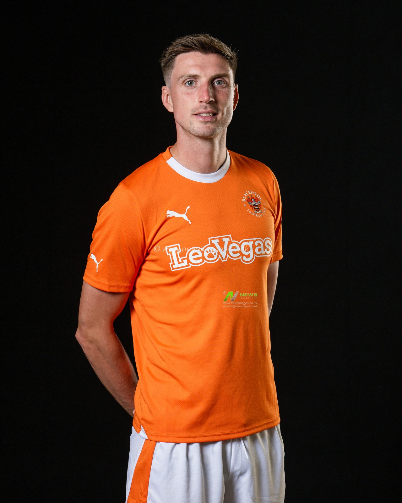 Blackpool Squad Headshots at Bloomfield Road, Blackpool, United Kingdom, 27th July 2023

(Photo by Craig Thomas/News Images)