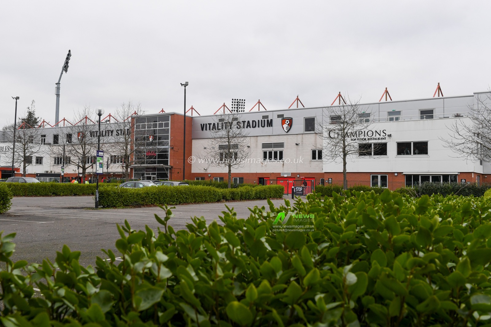 A general view of the Vitality Stadium , the home of AFC Bournemouth