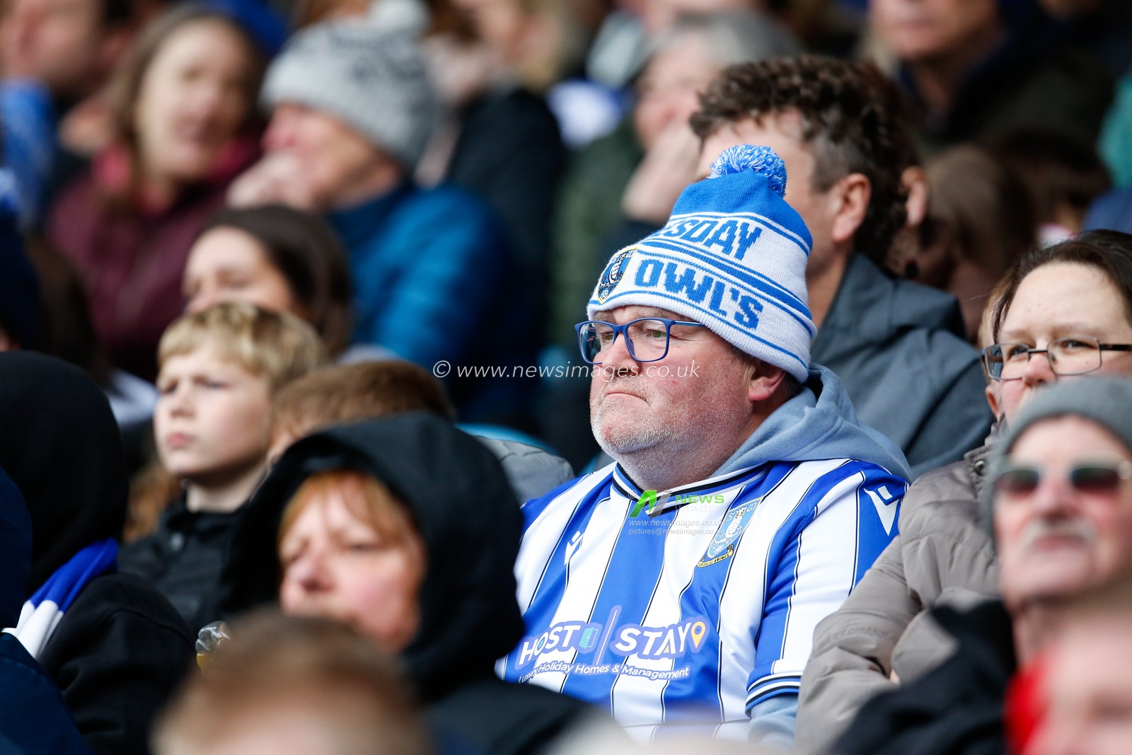 A fan of Sheffield Wednesday during the Sky Bet League 1 match Sheffield Wednesday vs Lincoln City at Hillsborough, Sheffield, United Kingdom, 1st April 2023

(Photo by Ben Early/News Images)