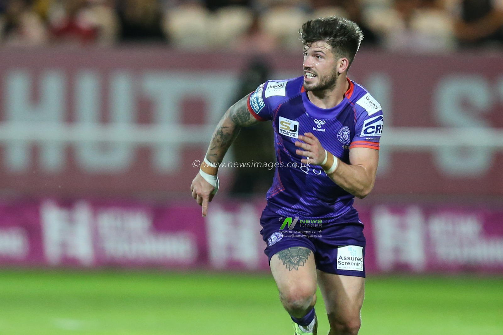 Oliver Gildart (4) of Wigan Warriors during the game