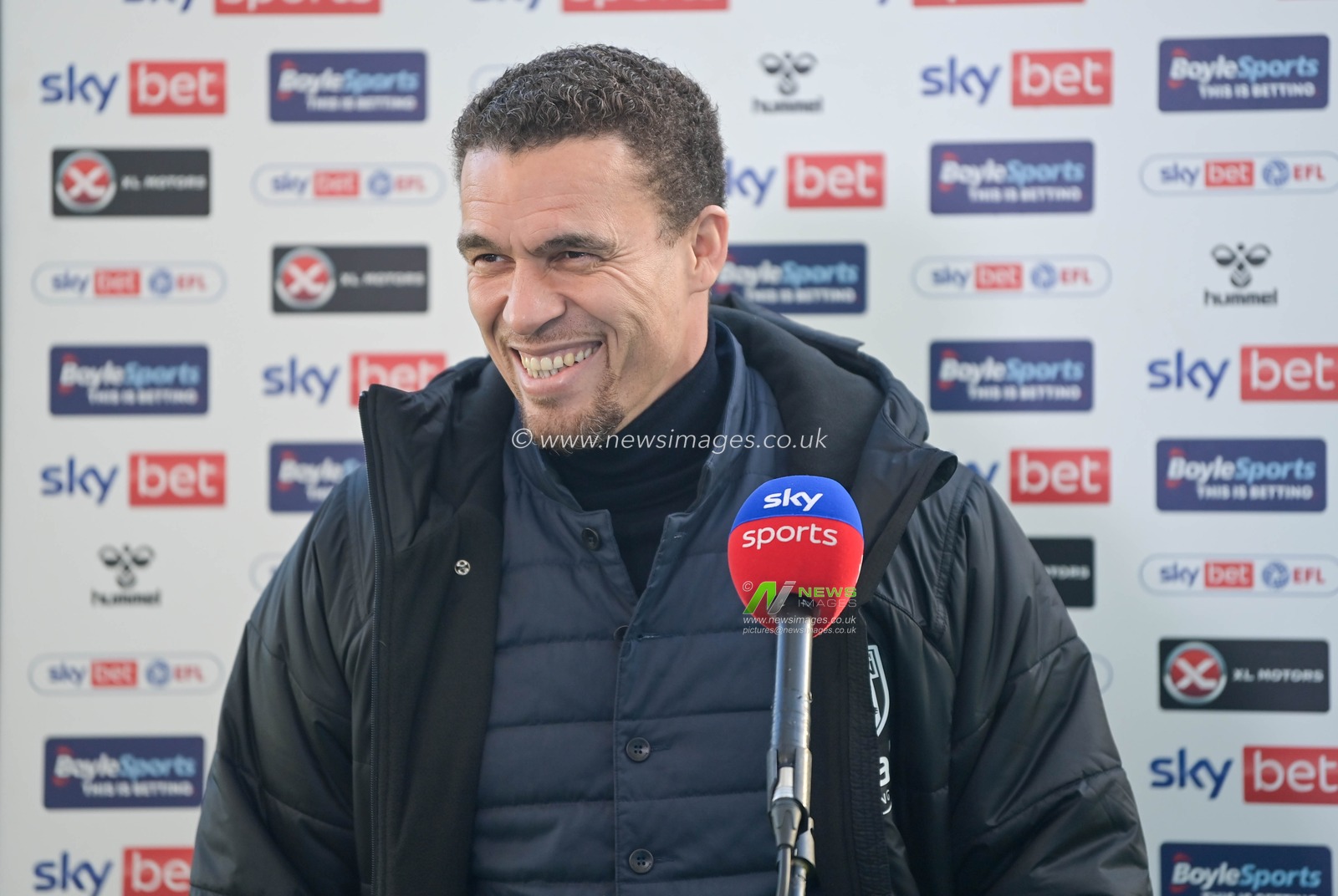 ValÃ©rien IsmaÃ«l manager of West Bromwich Albion gives a press interview before kick off