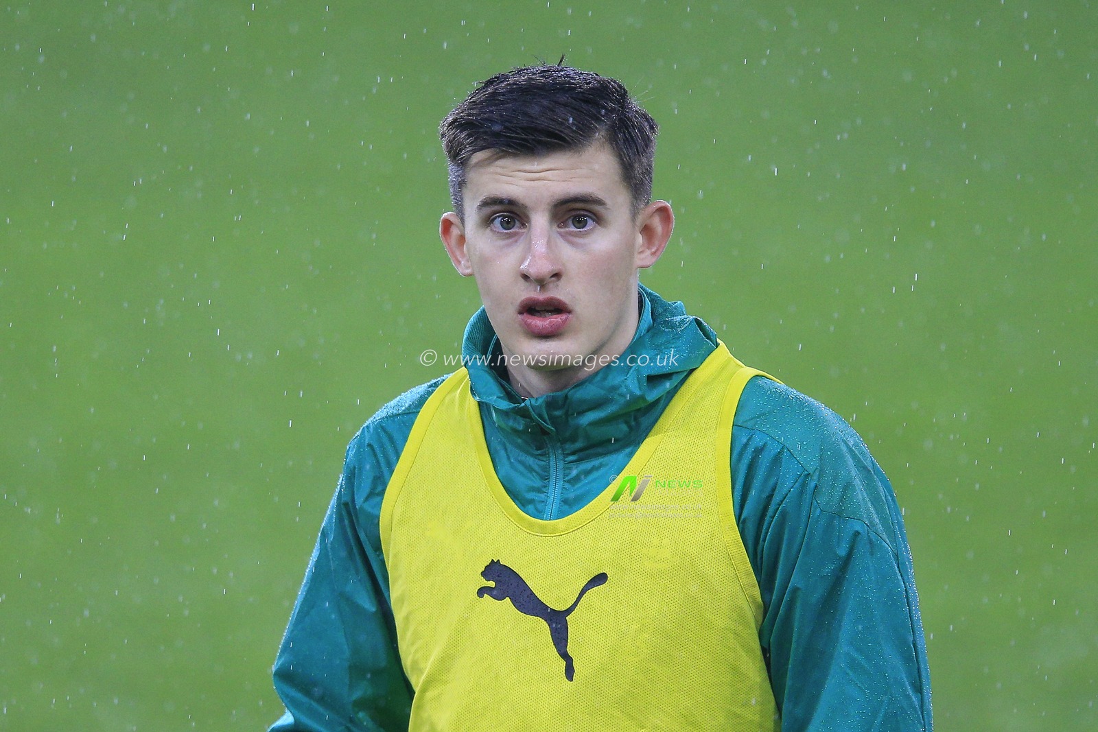 Kelland Watts #2 of Plymouth Argyle during the pre-game warmup